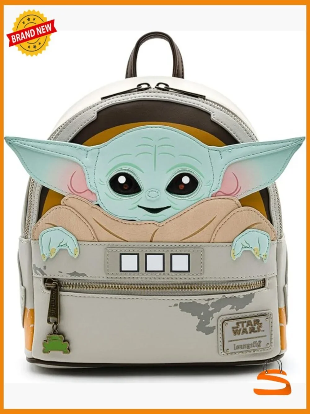 The Mandalorian Child Cradle Mini Backpack Faux Leather
